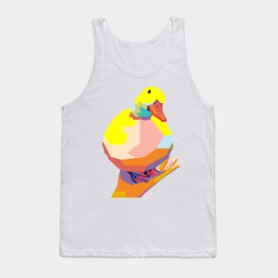 Duck on Palm Meme Tank Top